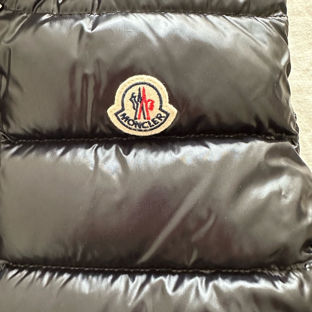 Moncler Grant Shiny Black Down Vest - Picture 2 of 9
